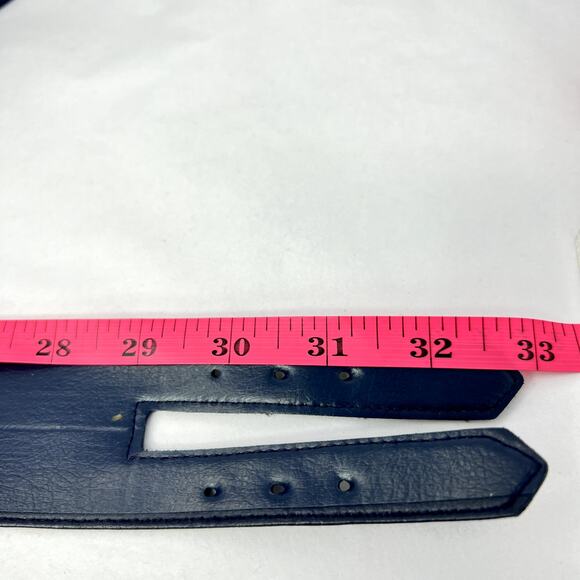Butte Knit Double Buckle Belt Women 12 Blue 33 inch Accessories Classic Designer main image 5